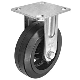 [ZF5036] RODAJA DE HULE NGO USO PESADO FIJA 6"