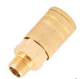 [TC2002] COPLE RAPIDO MACHO 1/4&quot; LATON