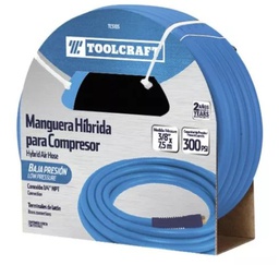 [TC5105] MANGUERA COMPRESOR HIBRIDA AIRE BAJA PRESION 3/8&quot; X 7.5M