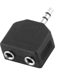 [FU0637 IN HOUSE ] CONECTOR MACHO ESTEREO A DOSHEMBRAS ESTEREO