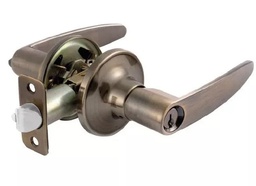 [PF0064] CERRADURA DE MANIJA OXFORD BAÑO LATON ANTIGUO