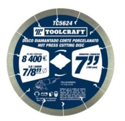 [TC5624] DISCO DIAMANTADO 7" CORTE PORCELANATO