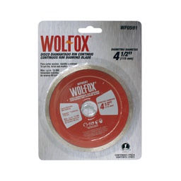 [WF0591] DISCO DIAMANTADO CORTE CONTINUO 4 1/2&quot;
