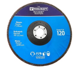 [TC5194] DISCO LAMINADO DE 7&quot; GRANO120