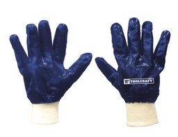 [TC4183 IN HOUSE ] GUANTES DE ALGODON RECUBIERTOSDE NITRILO