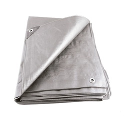 [TC5451] LONA GRIS USO RUDO 2 X 3M