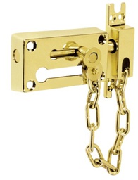 [PF0206 IN HOUSE ] PASADOR CON CADENA LATON PULIDO