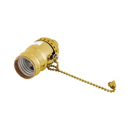 [FU0287 IN HOUSE ] SOCKET ALUMINIO CON CADENA