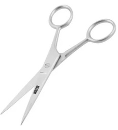 [WF0056] TIJERA PARA PELUQUERO SIN GANCHO 7 1/2" PULIDA
