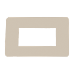 [8800506] PLACA DE PLASTICO MARFIL DOBLE DE 24 mm