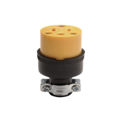 [8810110] CONTACTO DE HULE REDONDO ATERRIZADO CON ABRAZADERA