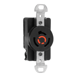 [8810550] RECEPTACULO MEDIA VUELTA 3 POLOS 3 HILOS