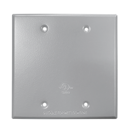 [8800460] PLACA CIEGA DE ALUMINIO PARA CAJA CUADRADA 4 ½” X 4 ½” 