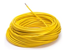 [1500125] CABLE  DE 100 MTS   AUTOMOTRIZ FLEXIBLE  12 AMARILLO