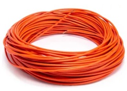 [1500106] CABLE  DE 100 MTS   AUTOMOTRIZ FLEXIBLE  10 NARANJA