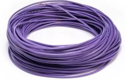 [1500128] CABLE  DE 100 MTS   AUTOMOTRIZ FLEXIBLE  12 VIOLETA