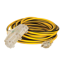 [9770113] EXT. USO RUDO 3X14 ILUMINADA 15 MTS AMARILLO/NEGRO