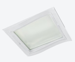 [A1F-0S9S0-G-B3-01] CARCASA DE EMPOTRAR VC CUADRADO PARA 2 LAMPARAS PLC 26W BLANCO