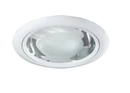 [A1F-0S9S0-G-B1-02] CARCASA DE EMPOTRAR VL CIRCULAR PARA 2 LAMPARAS PLC 26W BCO*