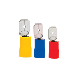 [AE51201] TERMINAL TIPO MACHO AISLADAS (PVC) .250 B