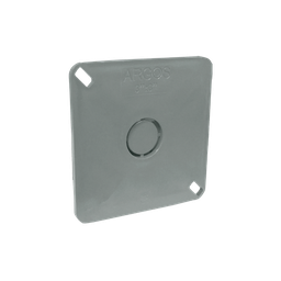 [TAPP719] TAPA PARA REGISTRO 4X4" GRIS