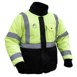 [ECO-20AMNGDCRT] CHAMARRA ECOTERMOAISLANTE LIGERA BICOLOR (AMARILLO/NEGRO) C/REF TEXTIL T-GD.