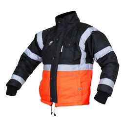 [ECO-50NANCHCRT] CHAMARRA ECOTERMOAISLANTE BICOLOR (ANARANJADO/NEGRO) C/REF TEXTIL T-CH.