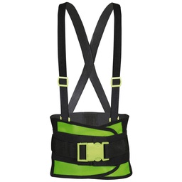 [ECO-819HVCH3C] SOPORTE SACROLUMBAR ECOFRIENDLY ELASTICO CON PALETAS HIGH VISIBILITY TERCER CINTURON T-CH.