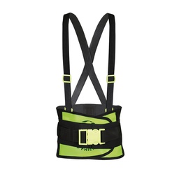 [ECO-819HVGD3C] SOPORTE SACROLUMBAR ECOFRIENDLY ELASTICO CON PALETAS HIGH VISIBILITY TERCER CINTURON T-GD.