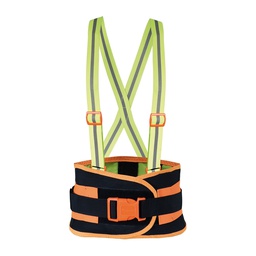 [ECO-807GD3C] SOPORTE SACROLUMBAR ECOFRIENDLY DE MALLA ELASTICA HV CON TERCER CINTURON; T-GD.