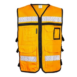 [SR-2020MACRGD] CHALECO MANGO ABIERTO TIPO RESCATISTA DE ALGODON TALLA GD