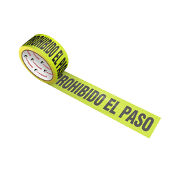 [SR-1194] CINTA AMARILLA LEYENDA  PROHIBIDO EL PASO