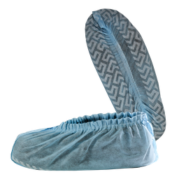 [JYR-0996MAZ] CUBRE ZAPATO DESECHABLE COLOR AZUL CON AJUSTE ELASTICO