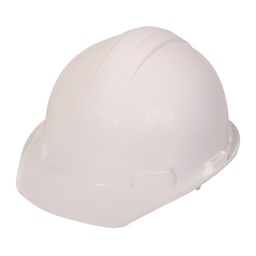 [ECO-2002BK] CASCO TIPO CACHUCHA DIELECTRICO ECOFRIENDLY BLANCO SUSPENSION 4 PUNTOS TEXTIL, TIPO 1 CLAS E.