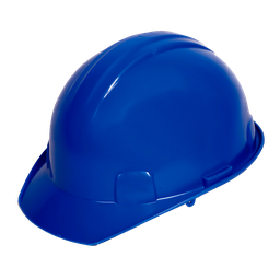 [ECO-2007AZK] CASCO TIPO CACHUCHA DIELECTRICO ECOFRIENDLY AZUL SUSPENSION 6 PUNTOS TEXTIL, TIPO 1 CLAS E.