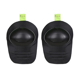 [ECO-2101N] PAR DE RODILLERA ACOJINADA DE UNA CONCHA COLOR NEGRO.