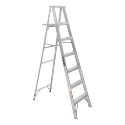 [10442] Escalera de tijera 100% aluminio tipo lll 6 peldaños, Truper