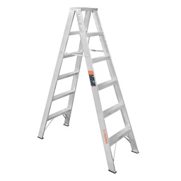 [10496] Escalera de tijera doble, tipo ll, 5 escalones, Truper