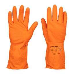[14263] Guantes de latex para limpieza, grandes, Truper