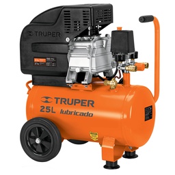 [15006] Compresor de aire, lubricado, horizontal 25L 3HP 127V Truper
