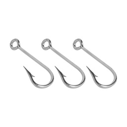 [15455] Blister con 100 anzuelos para pesca # 8, Truper