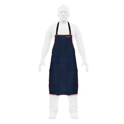 [100825] Proteccion para soldar, peto de mezclilla, Truper