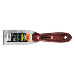[101081] Espatula 2' acero inoxidable con mango de madera, Expert