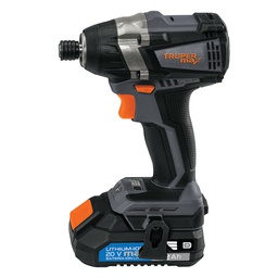 [101402] Destornillador de impacto inalambrico 1/4', 20V,sin carbones