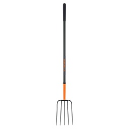 [102101] Bieldo para paja, 5 dientes, mango de acero 48', Truper