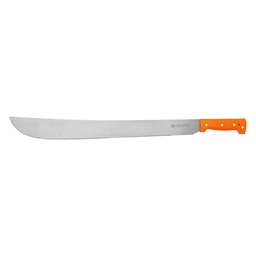 [15887] Machete estandar 22' cacha naranja remachada, Truper