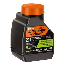 [17624] Aceite sintetico para motor de 2 tiempos, 100 ml
