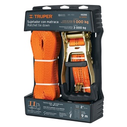 [19286] Sujetador con matraca carga maxima 3000 kg, Truper