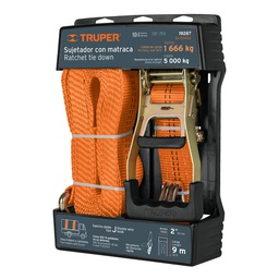 [19287] Sujetador con matraca carga maxima 5000 kg, Truper