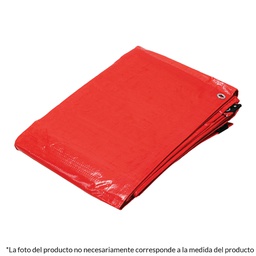 [26156] Lona 6 x 9 m, roja, Pretul